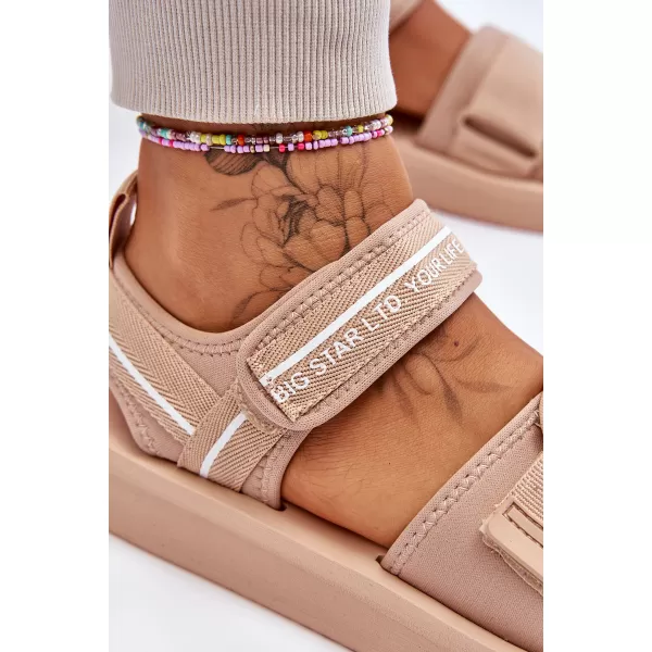  Damensandalen BIG STAR SHOES LL274787 BEIGE 