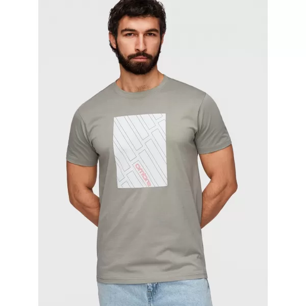  Herren-T-Shirt OMBRE OM-TSPT-0259 GRAU 