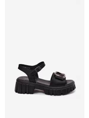 Damensandalen VINCEZA 79611 SCHWARZ