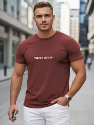 Herren-T-Shirt DSTREET NX5107R-BU ROTWEIN