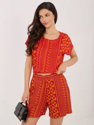 Damen-Shorts SUBLEVEL D73771M62489KD ORANGE