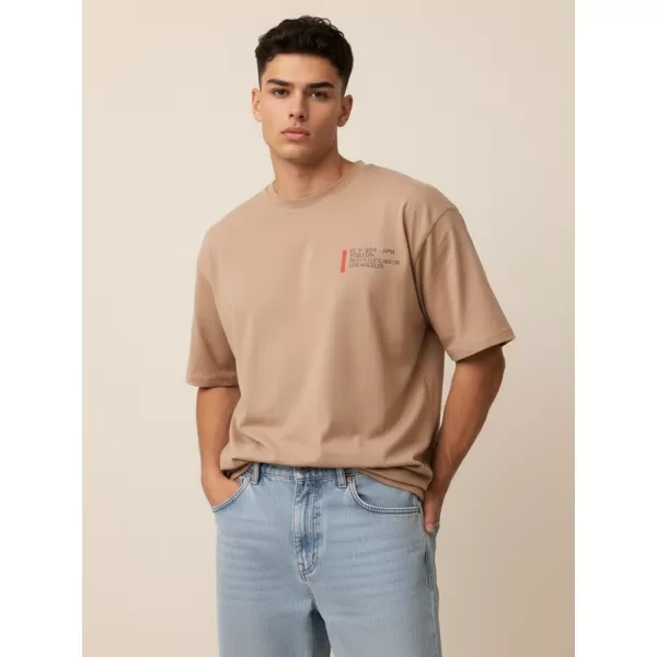  Herren-T-Shirt DSTREET RX5303 KARAMELL 