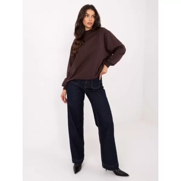  Damen-Sweatshirt BASIC FEEL GOOD RV-BL-5185.70P DUNKELBRAUN 