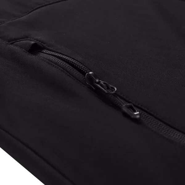  Softshelljacke für Damen ALPINE PRO GEDERA SCHWARZ 
