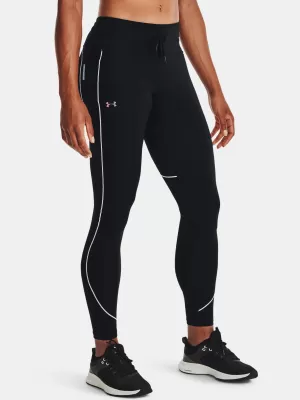 Thermo-Leggings für Damen UNDER ARMOUR UA RUSH CG NOVELTY LEGGING 1365720-001 SCHWARZ