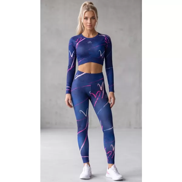  Lange Premium-Leggings für Damen (neue Größen) ALTISPORT VOJ/ALW082LEG05 DUNKELBLAU 