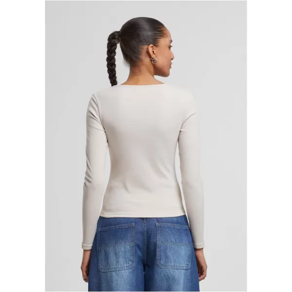  Damen-T-Shirt URBAN CLASSICS TB7786 WOLKE 
