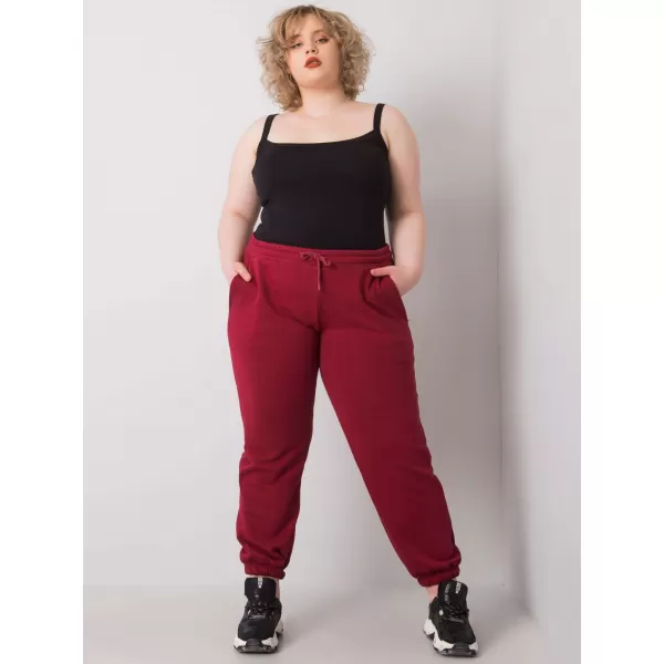  Damen-Jogginghose BASIC FEEL GOOD RV-DR-6331.86 BURGUND 