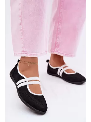 Ballerinas für Damen BOTO 22-383 SCHWARZ