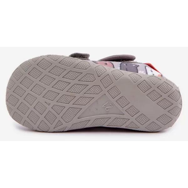  Kinderhausschuhe MILAMI 118/BR-34 GRAU 