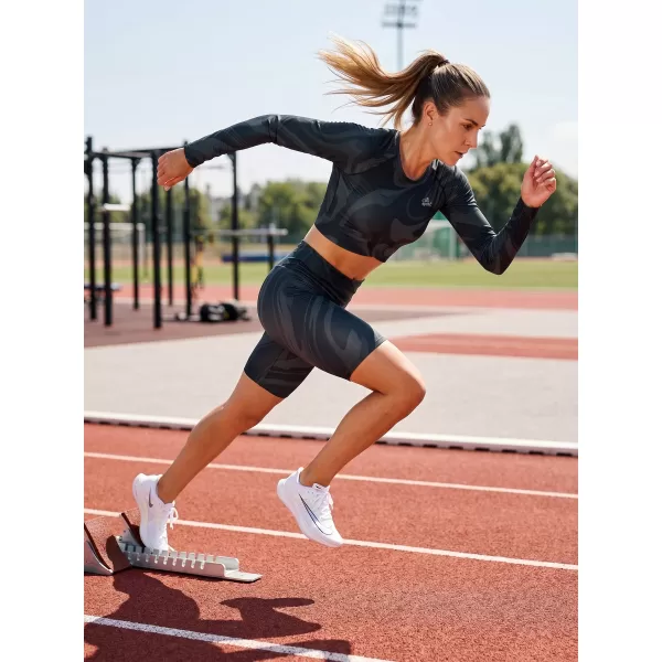  Premium-Overknee-Leggings für Damen (neue Größen) ALTISPORT VOJ/ALW072LEG06 SCHWARZ 