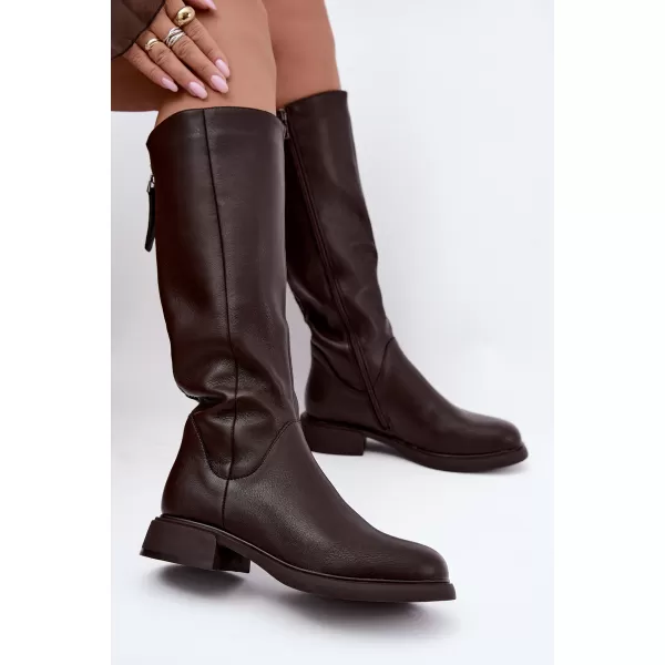  Damenstiefel S.BARSKI JC62-1036 BRAUN 