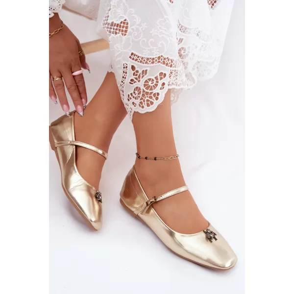  Ballerinas für Damen BOTO 6672 GOLD 