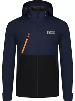 Wasserdichte Herrenjacke NORDBLANC OVERLOOK NBSSM8315 DUNKELBLAU