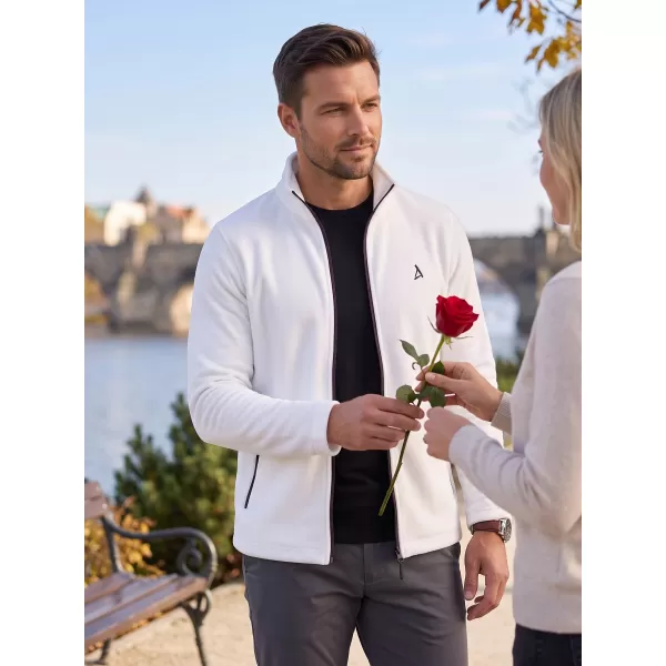  Fleece-Sweatshirt für Herren ALTISPORT ALM002852 WEIß 