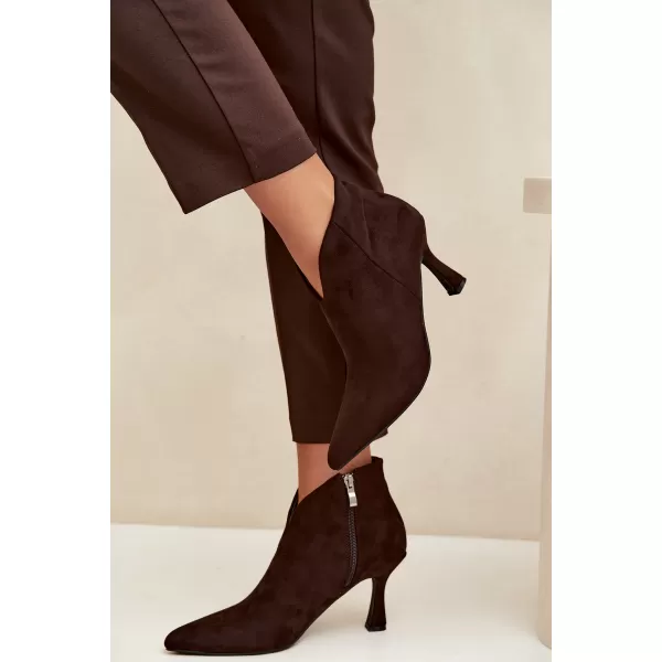  Damen-Stiefeletten BOTO D-219 KAFFEE 