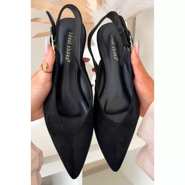  Ballerinas für Damen BOTO JH598/9755 SCHWARZ 