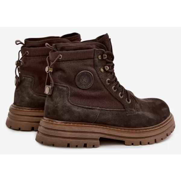  Herrenschuhe BIG STAR SHOES UU174254 BRAUNE/BEIGE SCHATTEN 