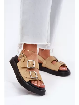 Damensandalen BIG STAR SHOES RR274665 BEIGE