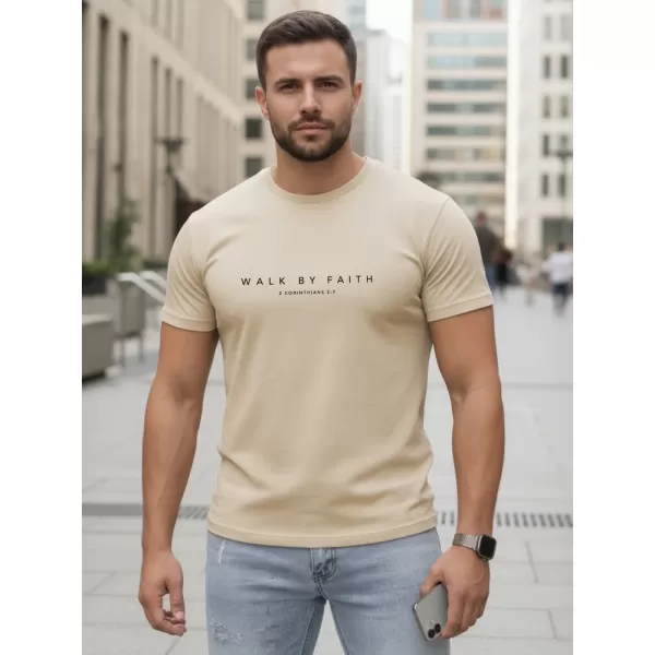  Herren-T-Shirt DSTREET NX5123R-BT BEIGE 