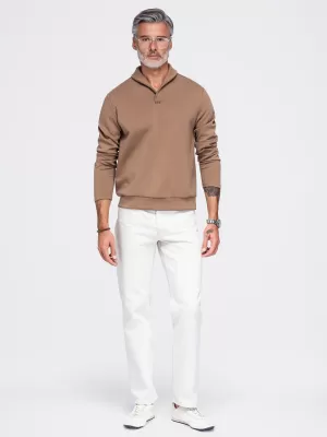 Herren-Sweatshirt OMBRE OM-SSNZ-0262 BRAUN