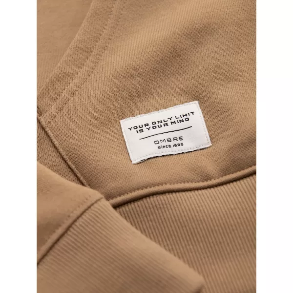  Herren-Sweatshirt OMBRE OM-SSBN-0270 BRAUN 