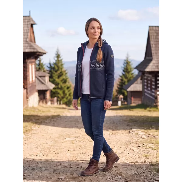  Warmer Damenpullover ALPINE PRO NORESA MONDSCHEIN-OZEAN-VARIANTE PA 