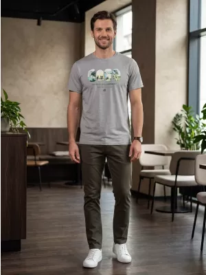 Outdoor-Shirt für Herren ALPINE PRO NOGER 2 GRAUE VARIANTE PB