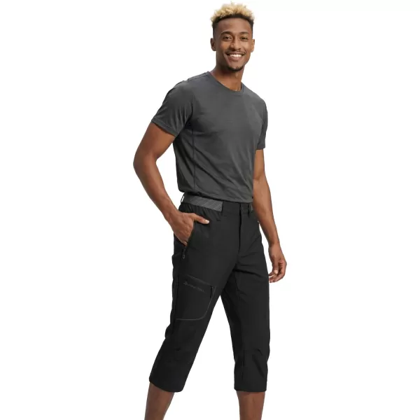  Caprihose für Herren ALPINE PRO WEDER 2 SCHWARZ 