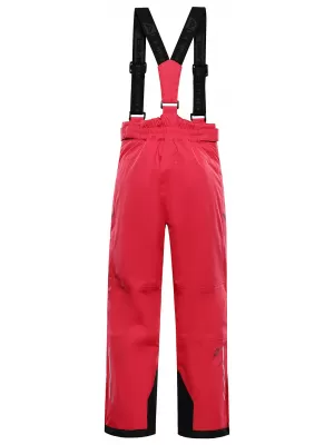 Kinder-Skihose ALPINE PRO EDESO 3 HIMBEERE