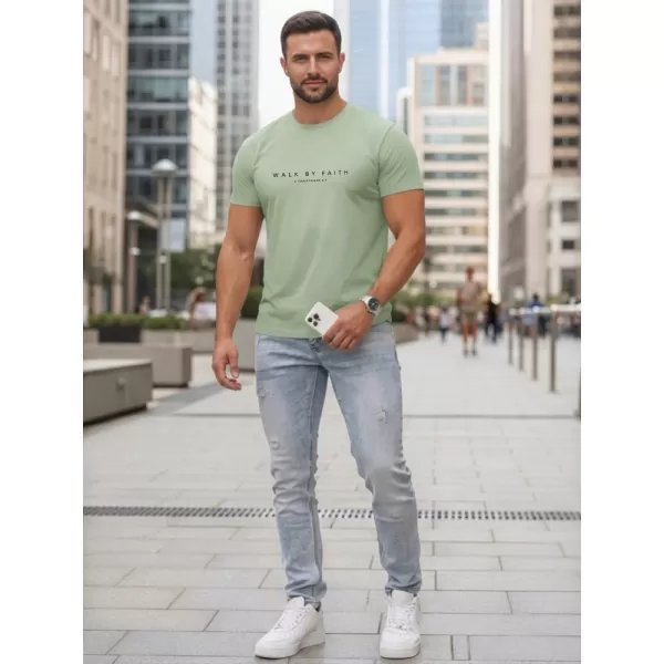  Herren-T-Shirt DSTREET NX5123R-MO GRÜN 