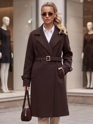 Damenmantel DSTREET NY0794 BRAUN
