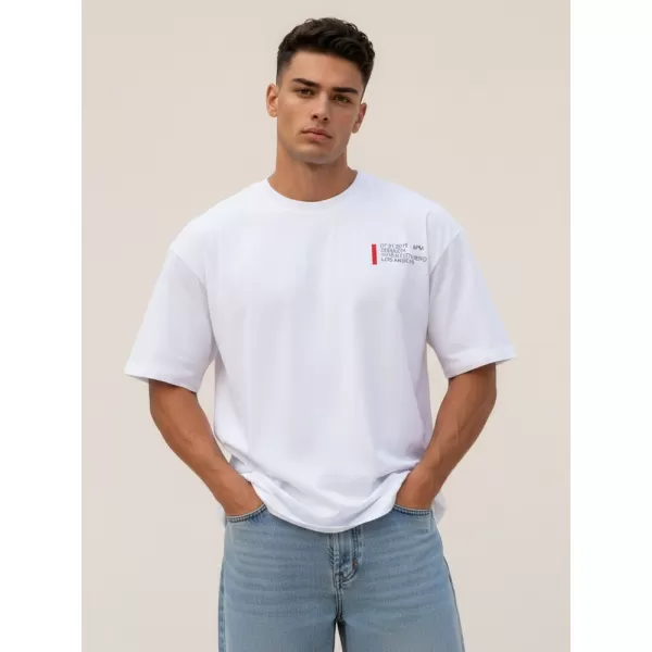  Herren-T-Shirt DSTREET RX5302 WEIß 