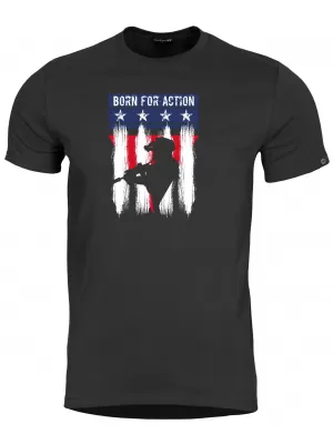 Herren-T-Shirt PENTAGON AGERON RANGER K09012-RA SCHWARZ