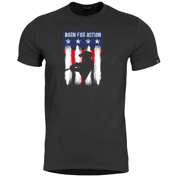  Herren-T-Shirt PENTAGON AGERON RANGER K09012-RA SCHWARZ 