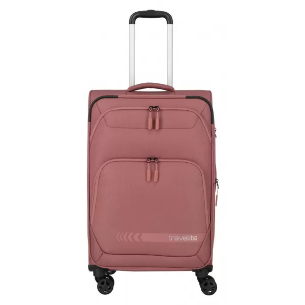 Koffer TRAVELITE Kick Off 4w M exp ROSE 