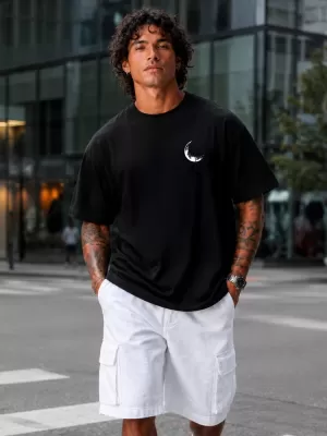 Herren-T-Shirt DSTREET NX4015R-BK SCHWARZ