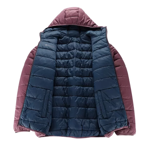  Winterjacke für Damen ALPINE PRO EROMA TRAUBENNEKTAR 
