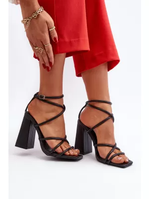 Damensandalen BOTO FY2125-3 SCHWARZ