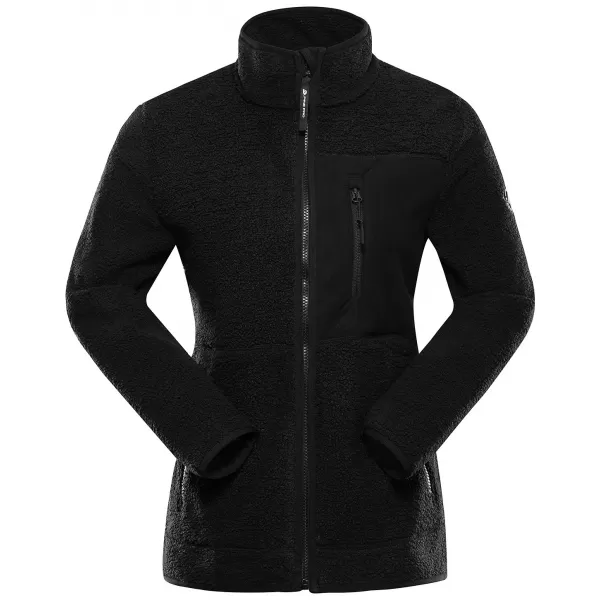  Warmes Damen-Sweatshirt ALPINE PRO FERADA 3 SCHWARZ 