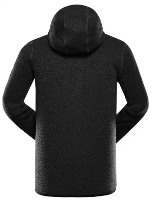Warmer Herrenpullover ALPINE PRO ZEG 3 SCHWARZ