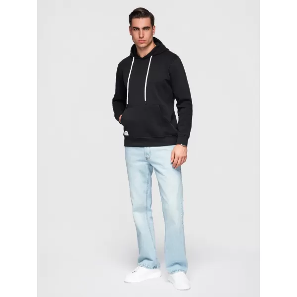  Herren-Sweatshirt OMBRE OM-SSBN-0270 SCHWARZ 