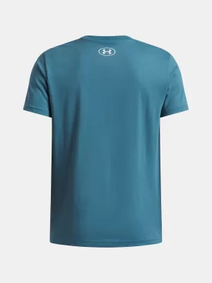 T-Shirt für Jungen UNDER ARMOUR B SPORTSTYLE LC SS 1389962-466 BLAU