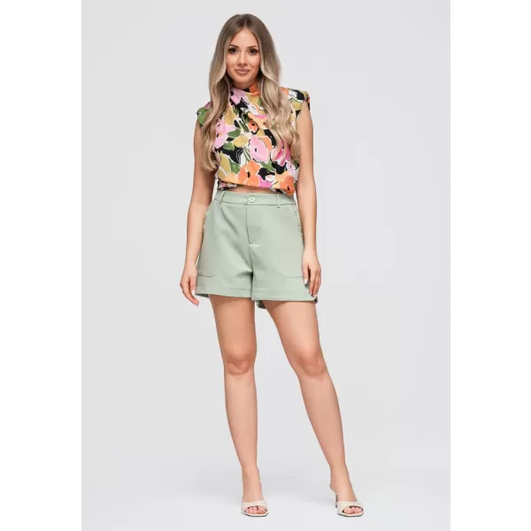  Damen-Shorts OMBRE OW-ST-E0009 HELLGRÜN 
