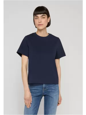 Damen-T-Shirt URBAN CLASSICS TB8574-01641 MITTERNACHTSMARINE