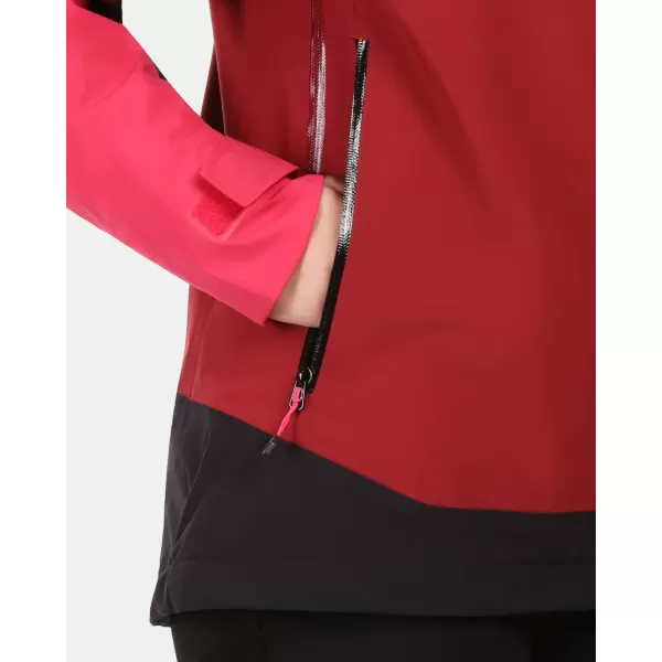  Damen-Hardshelljacke KILPI MAMBA-W 1L0101KI DUNKELROT 