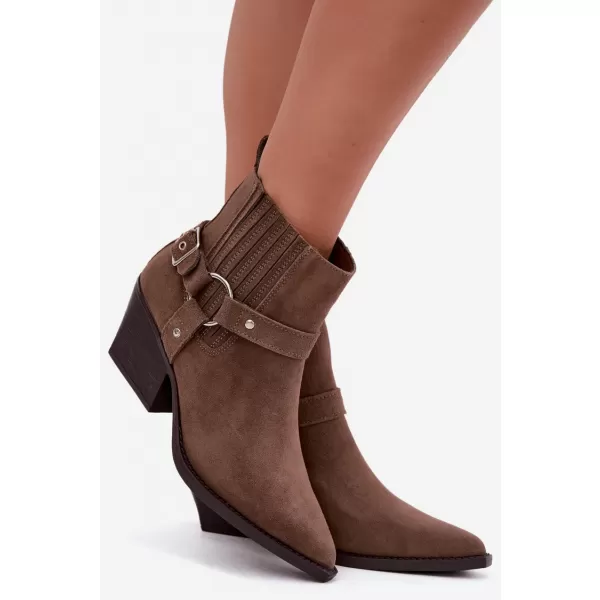  Damen-Stiefeletten BOTO NC1360K CAPPUCCINO 