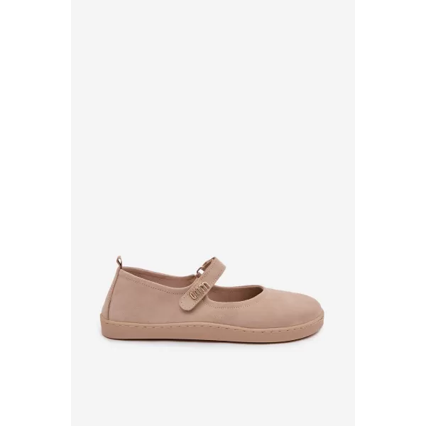  Ballerinas für Damen ZAZOO 10206 BEIGE 