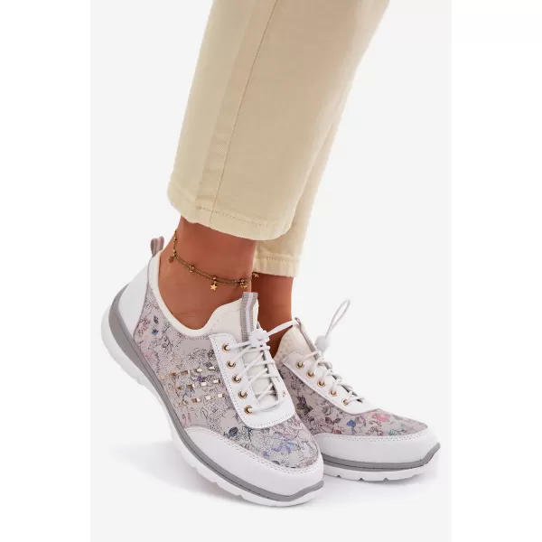  Damen-Sneaker D&A GR61-5990 WEIß 