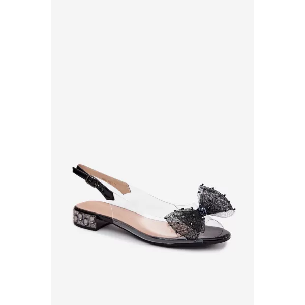  Damensandalen D&A MR61-9001 SCHWARZ 
